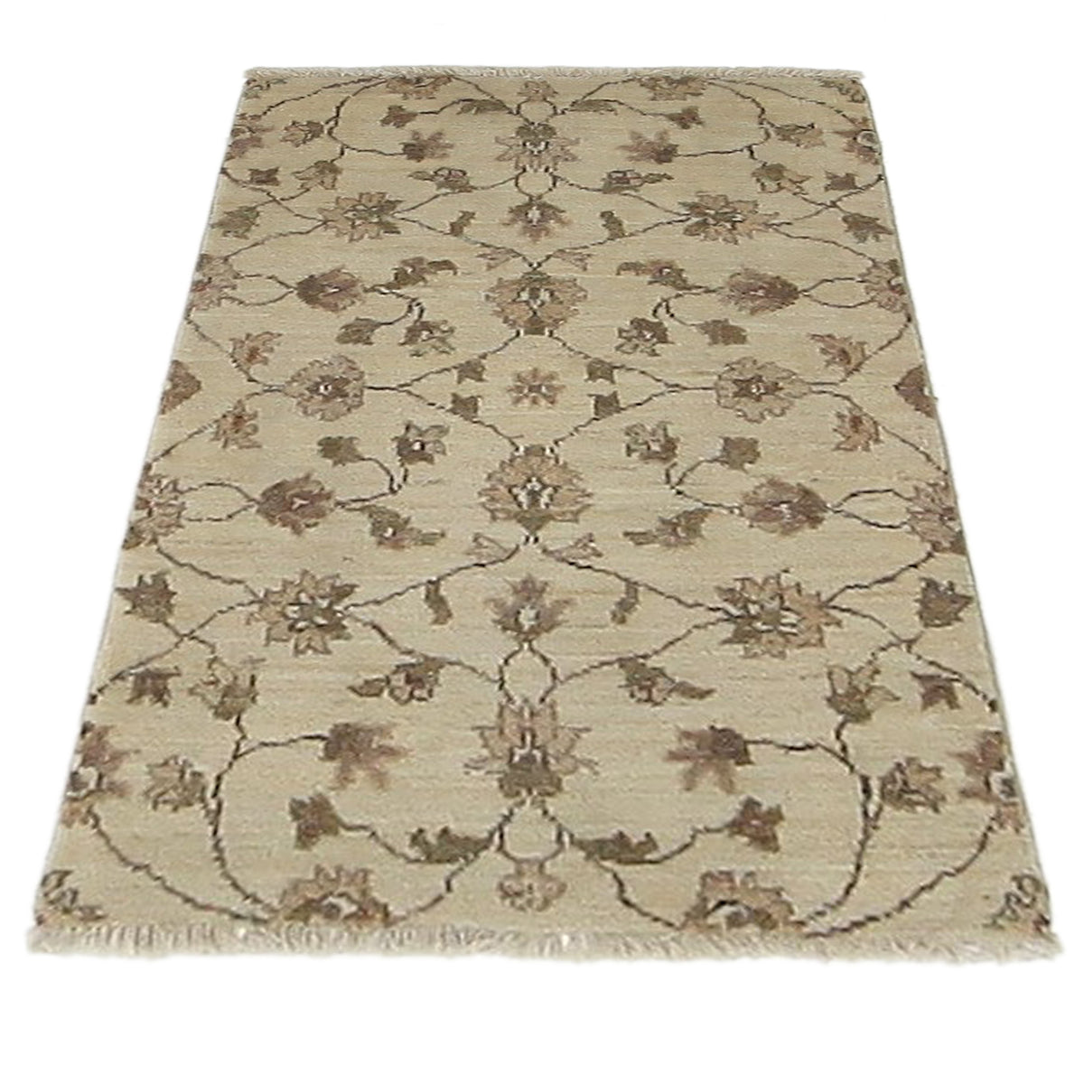 Pacific Ziegler 60040 Ivory Ivory Traditional Hand Knotted Rug
