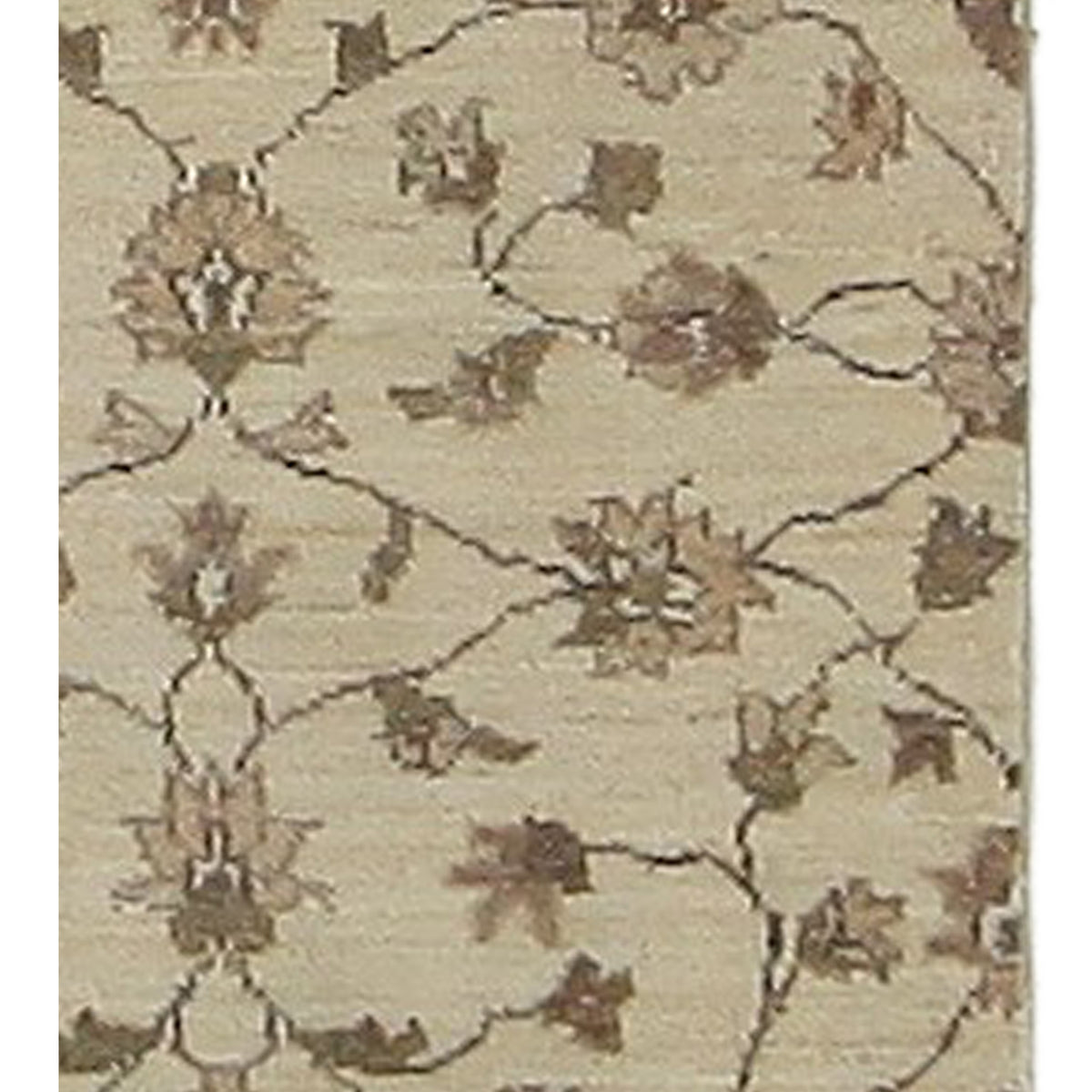 Pacific Ziegler 60040 Ivory Ivory Traditional Hand Knotted Rug