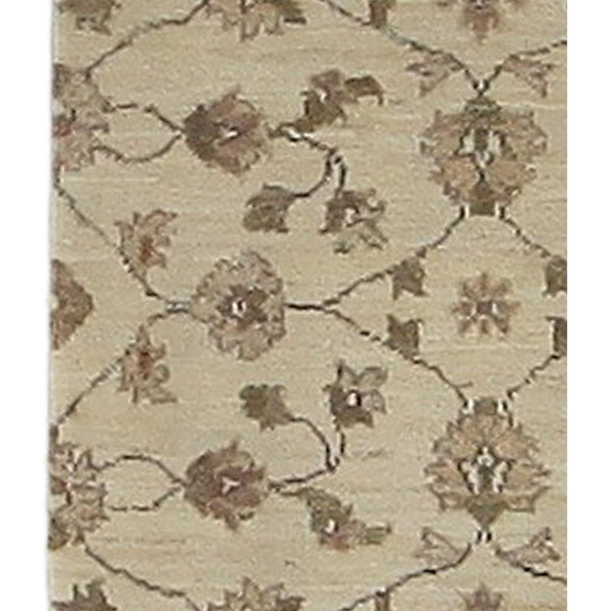 Pacific Ziegler 60040 Ivory Ivory Traditional Hand Knotted Rug
