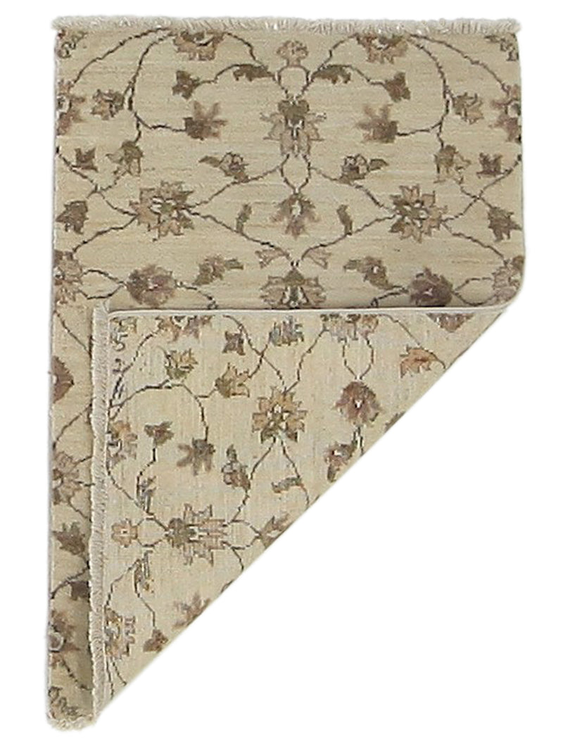 Pacific Ziegler 60040 Ivory Ivory Traditional Hand Knotted Rug