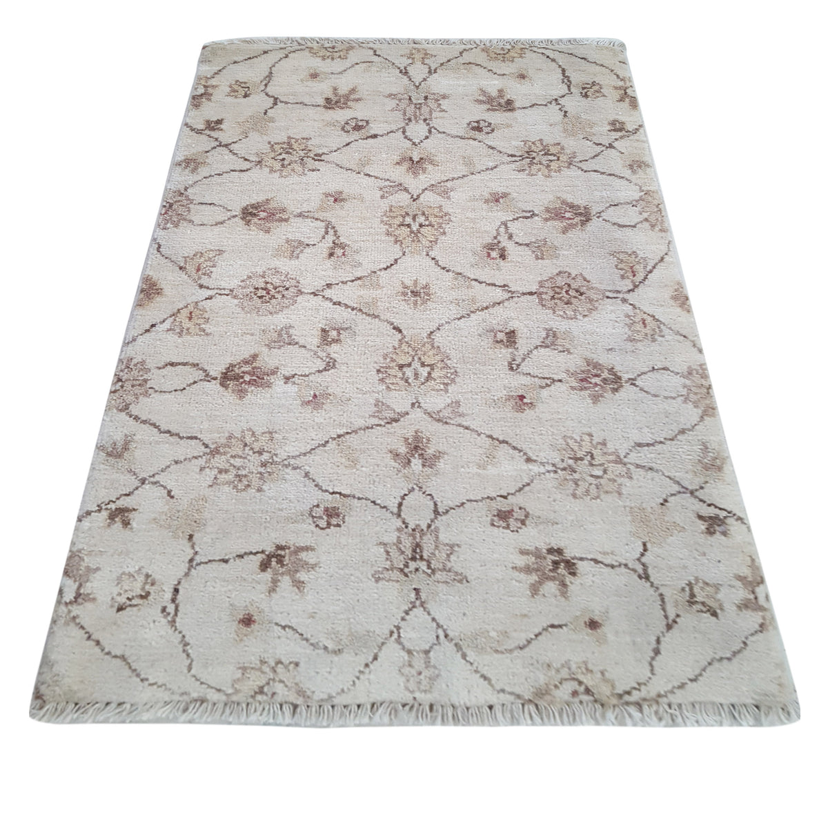 Pacific Ziegler 60041 Ivory Ivory Transitional Hand Knotted Rug