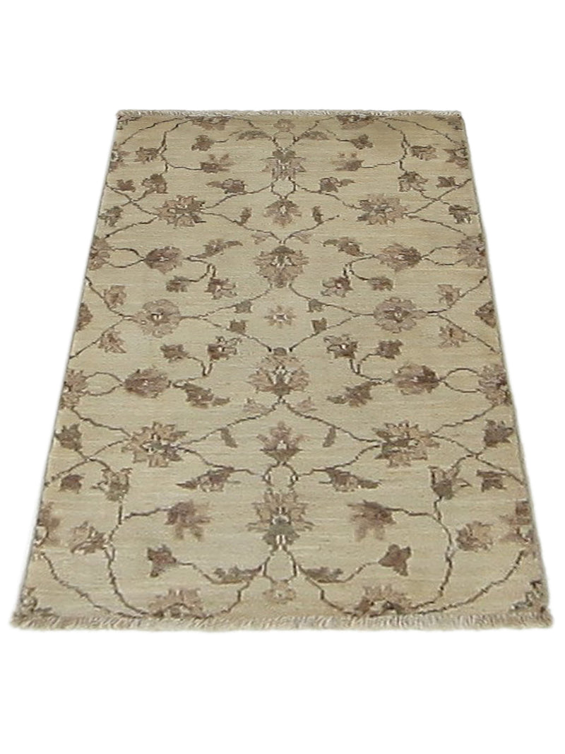 Pacific Ziegler 60042 Ivory Ivory Transitional Hand Knotted Rug