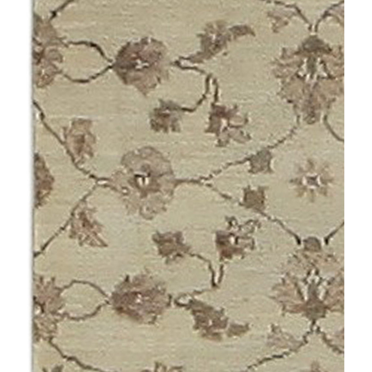 Pacific Ziegler 60042 Ivory Ivory Transitional Hand Knotted Rug