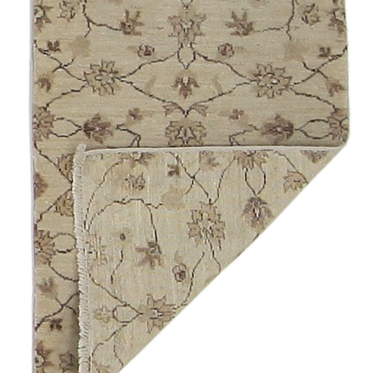 Pacific Ziegler 60042 Ivory Ivory Transitional Hand Knotted Rug