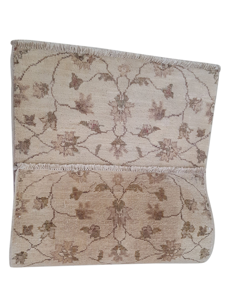 Pacific Ziegler 60042 Ivory Ivory Transitional Hand Knotted Rug