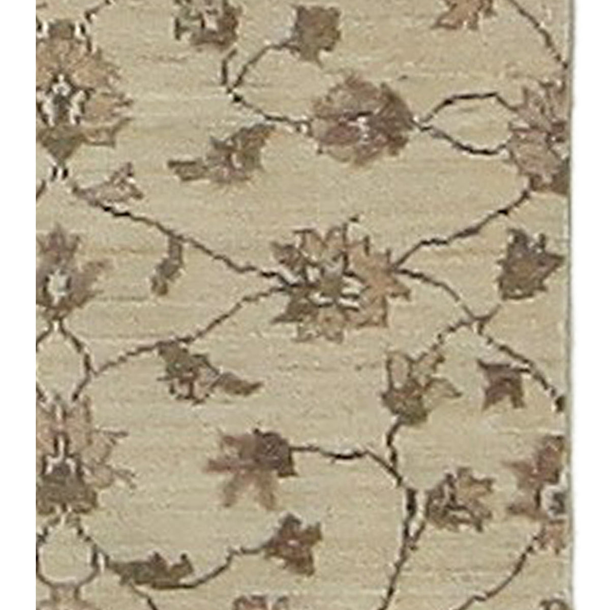 Pacific Ziegler 60046 Ivory Ivory Transitional Hand Knotted Rug