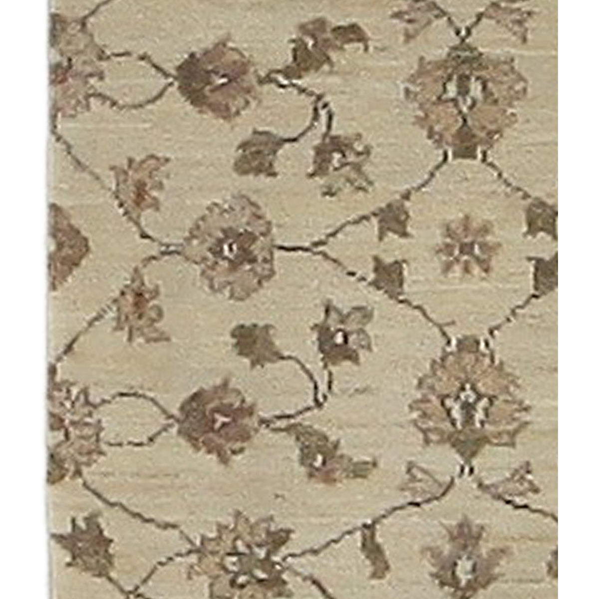 Pacific Ziegler 60046 Ivory Ivory Transitional Hand Knotted Rug