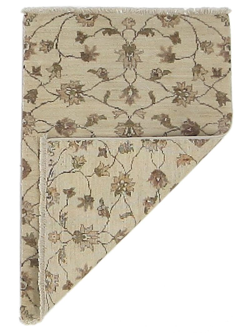 Pacific Ziegler 60046 Ivory Ivory Transitional Hand Knotted Rug