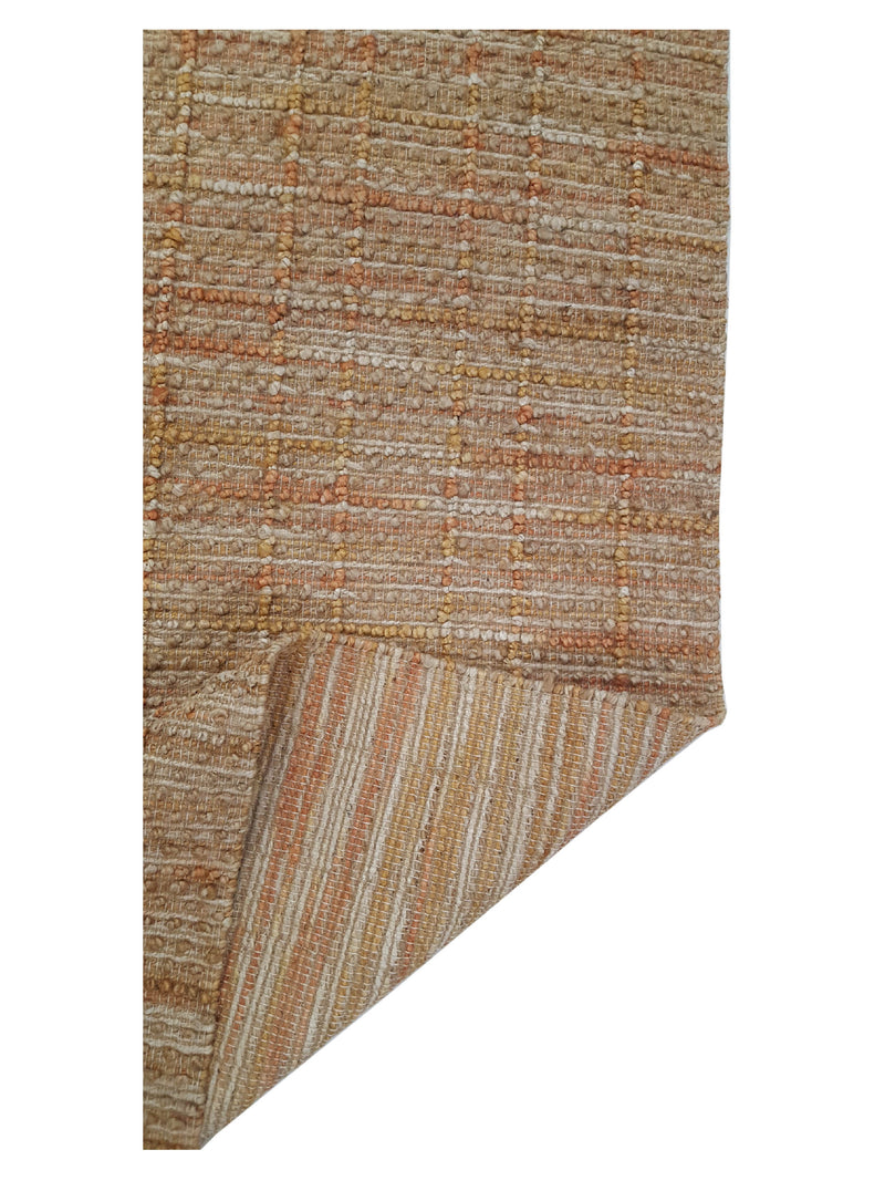 Aura Beacon 64680 Tangerine Tangerine Modern Power Loom Rug