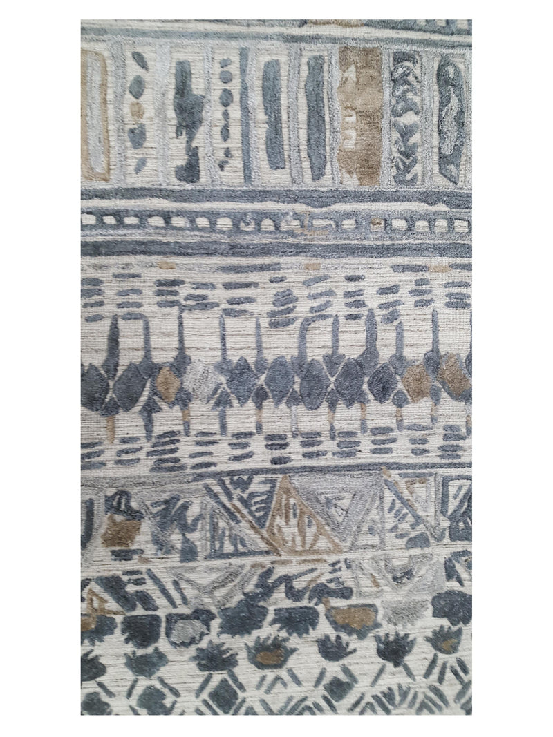 Aura Sojourn 64783 Grey Ivory Transitional Hand Loom Rug