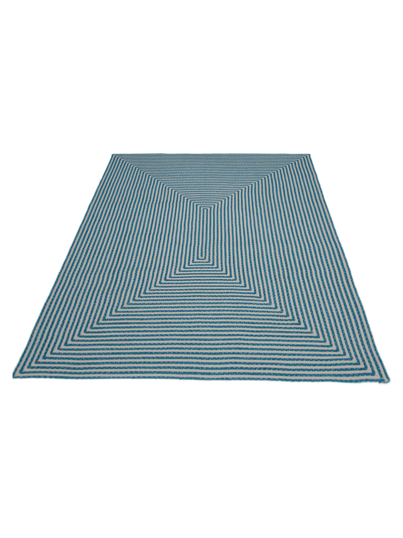 Pacific In-Out 65363 Aqua Aqua Modern Hand Knotted Rug