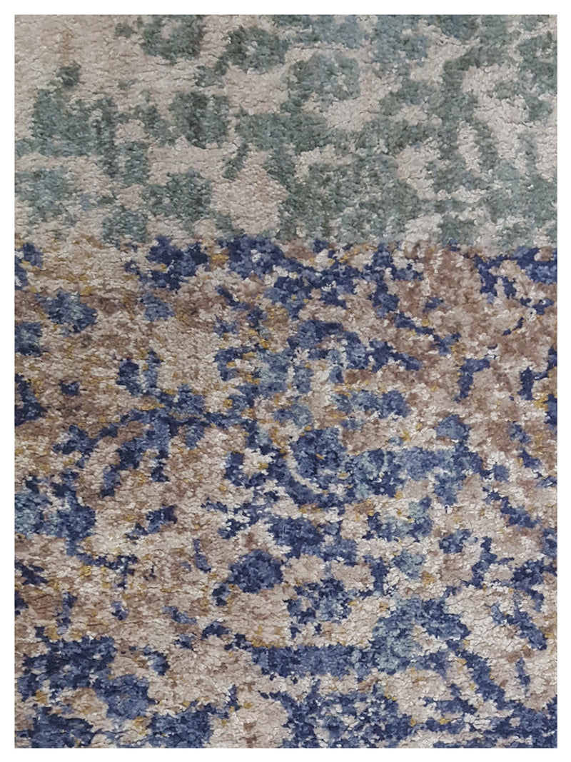 Pacific Touchst 65416 Beige Multi Transitional Hand Knotted Rug