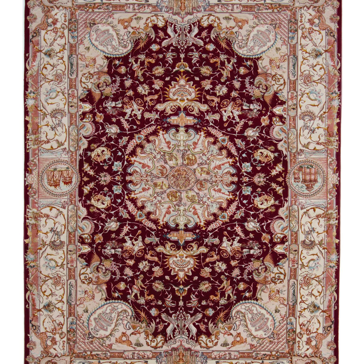 Pacific Tabriz  Brown Ivory Traditional