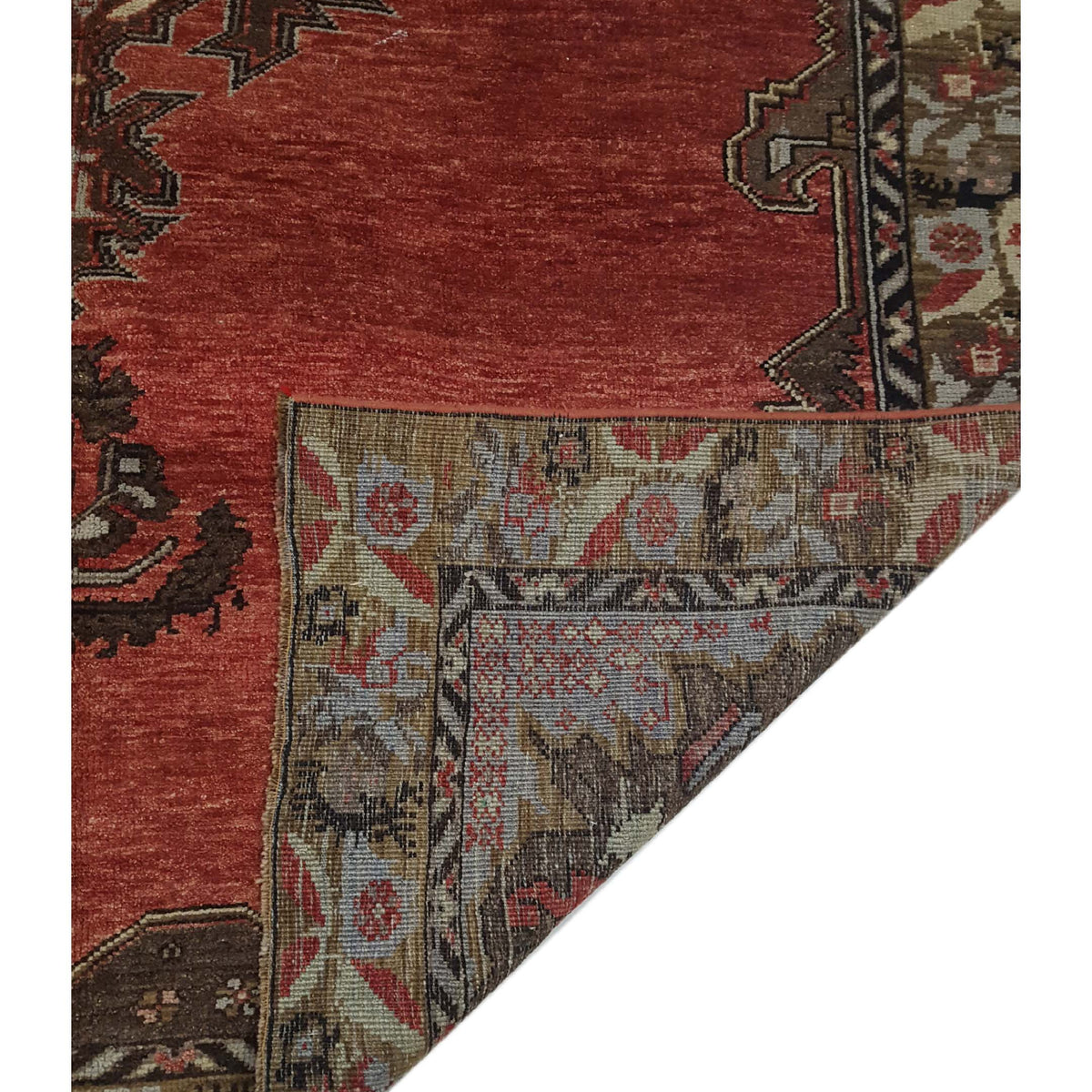Pacific Karabagh 66596 Rust Camel Traditional Hand Knotted Rug