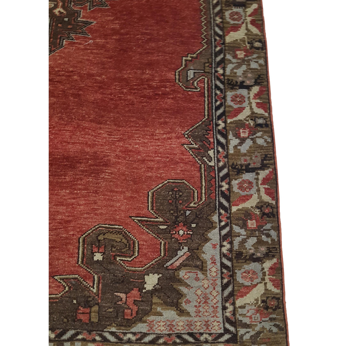 Pacific Karabagh 66596 Rust Camel Traditional Hand Knotted Rug