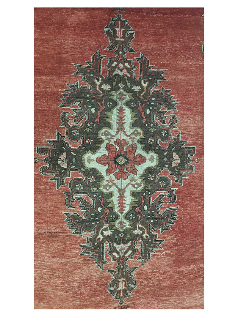 Pacific Karabagh 66596 Rust Camel Traditional Hand Knotted Rug