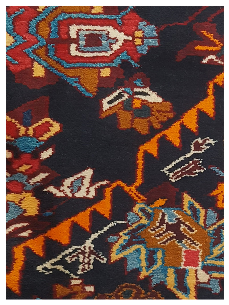 Pacific Bakhtiyari 66734 Navy Red Traditional Hand Knotted Rug