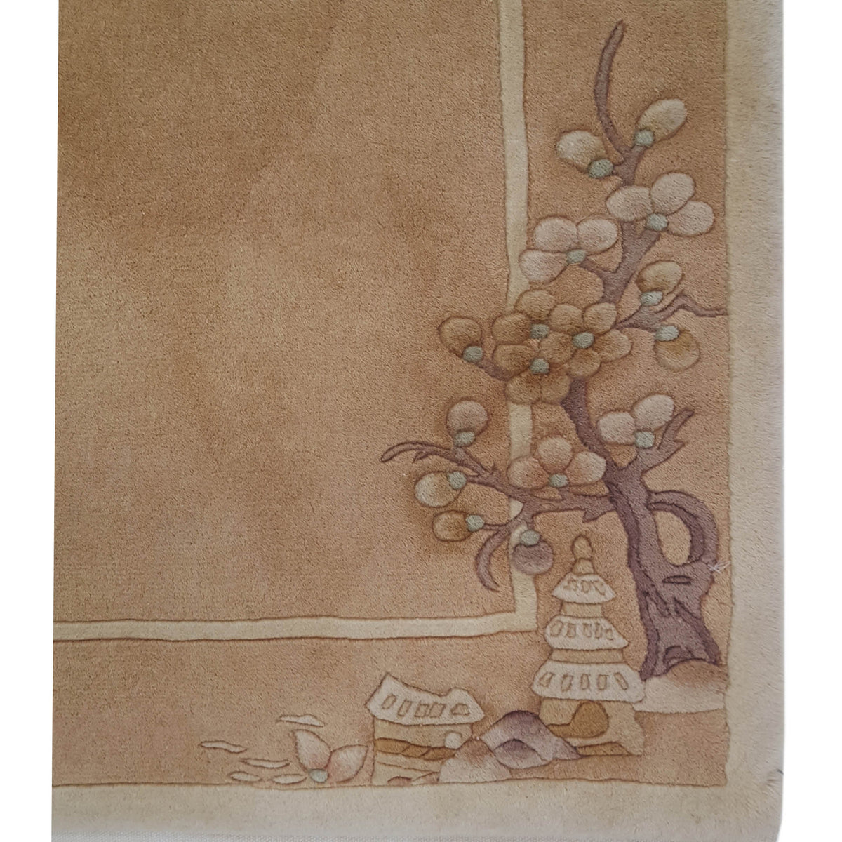 Pacific Chinese 66737 Latte Khaki Transitional Hand Knotted Rug