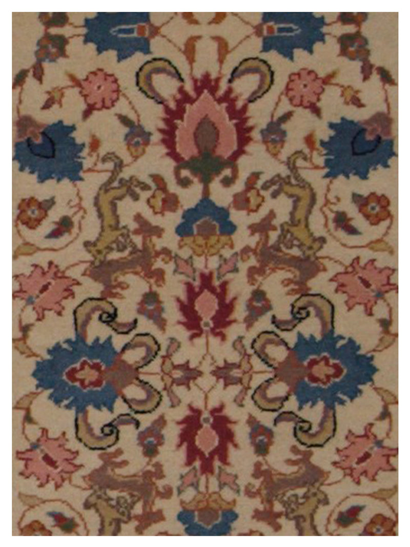 Pacific Bucharest 66738 Beige Pink Traditional Hand Knotted Rugs