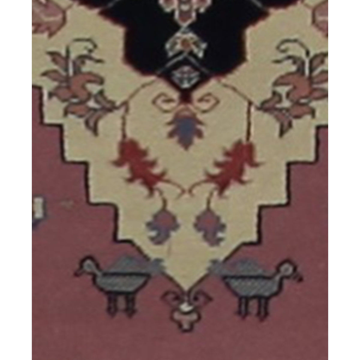 Pacific Bucharest 66740 Peach Ivory Traditional Hand Knotted Rugs