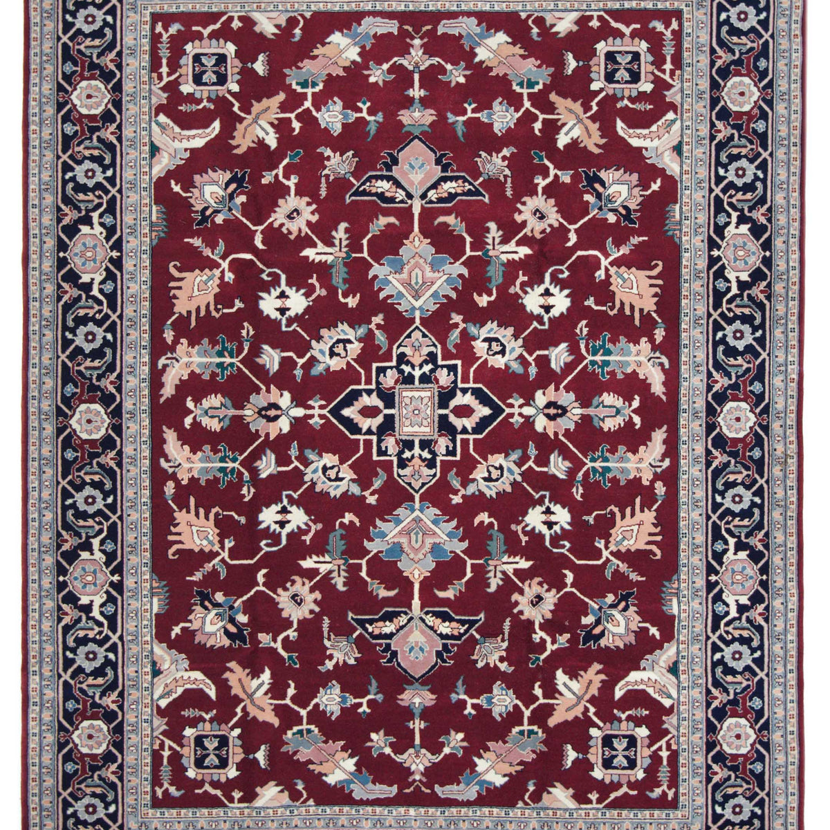 Pacific Heriz-In  Burgundy Navy Traditional