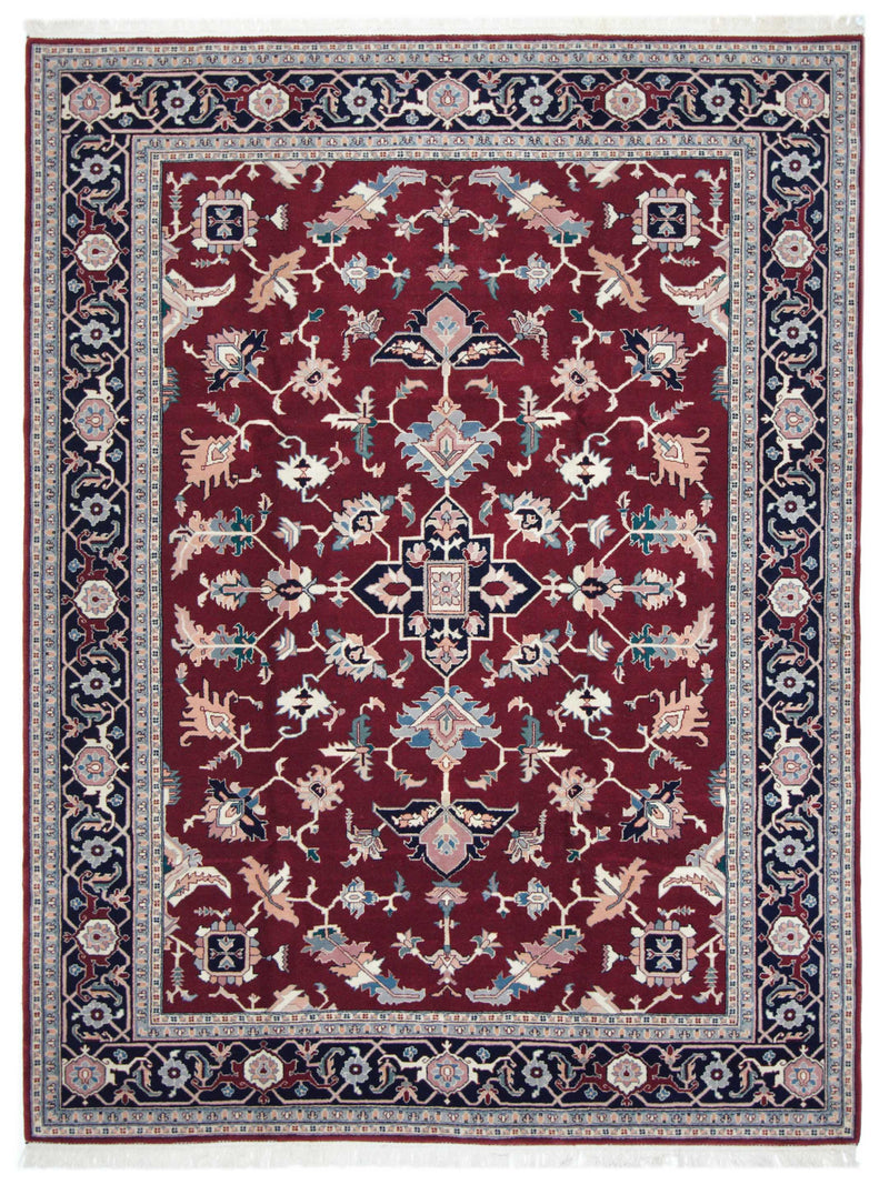 Pacific Heriz-In  Burgundy Navy Traditional