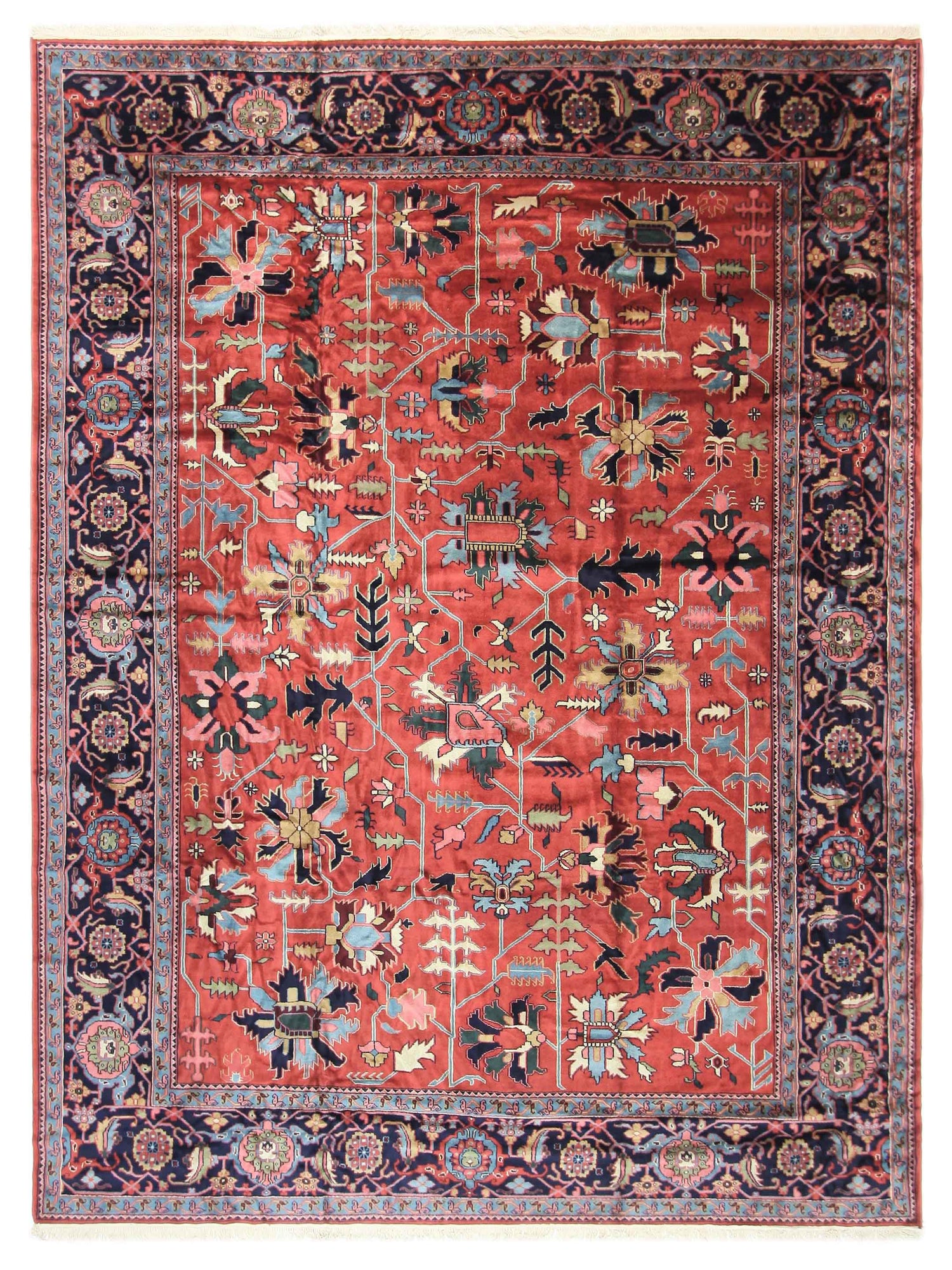 Pacific Heriz-In  Red Navy Traditional