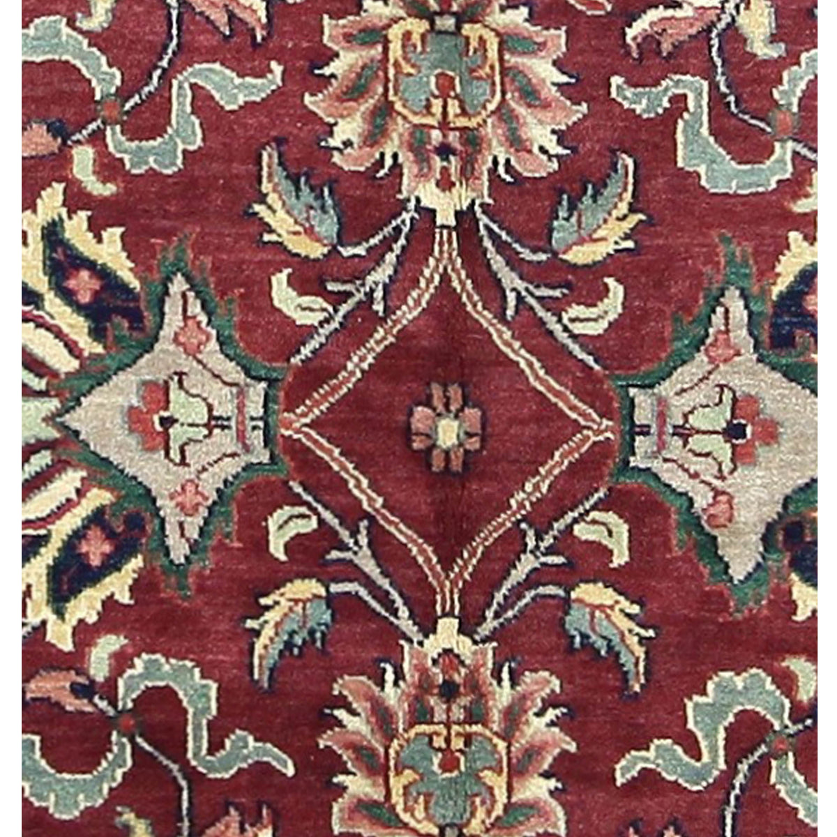 Pacific Agra 66751 Burgundy Gold Traditional Hand Knotted Rug