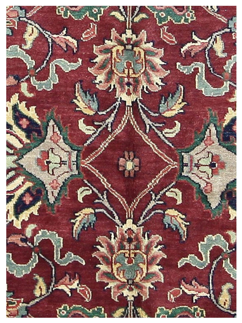 Pacific Agra 66751 Burgundy Gold Traditional Hand Knotted Rug