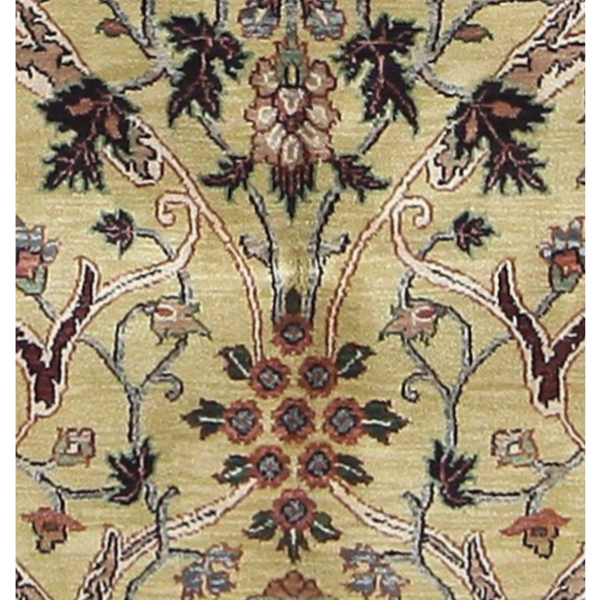 Pacific Indo-Persian 66754 Gold Brown Traditional Hand Knotted Rug