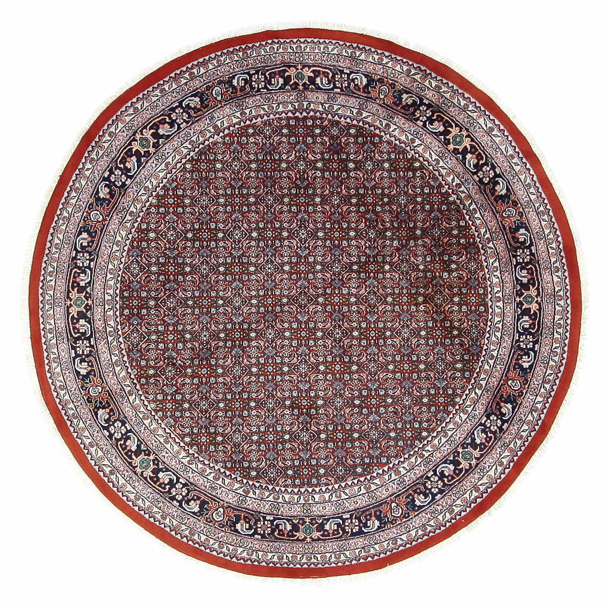 Pacific Herati  Red Black Traditional