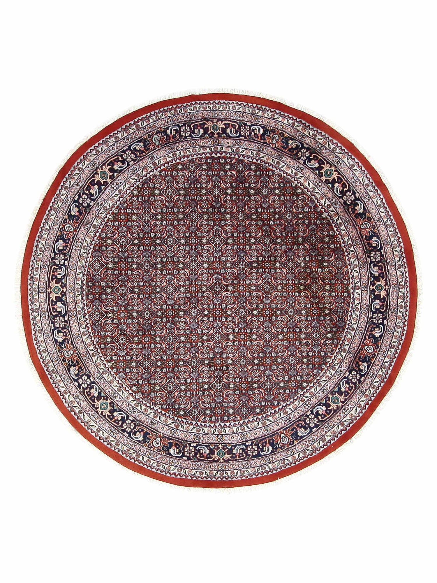 Pacific Herati  Red Black Traditional