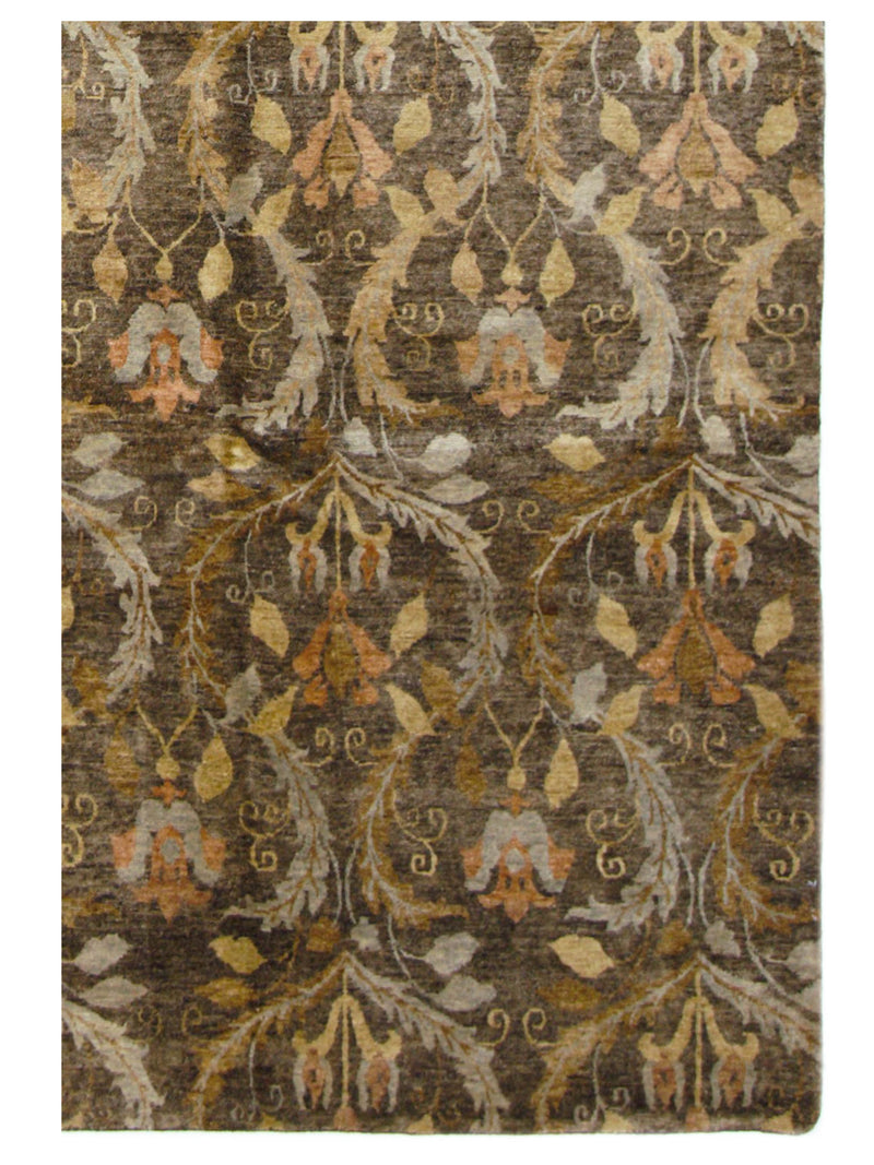 Pacific Derbyshire 66757 Brown Multi Transitional Hand Knotted Rug