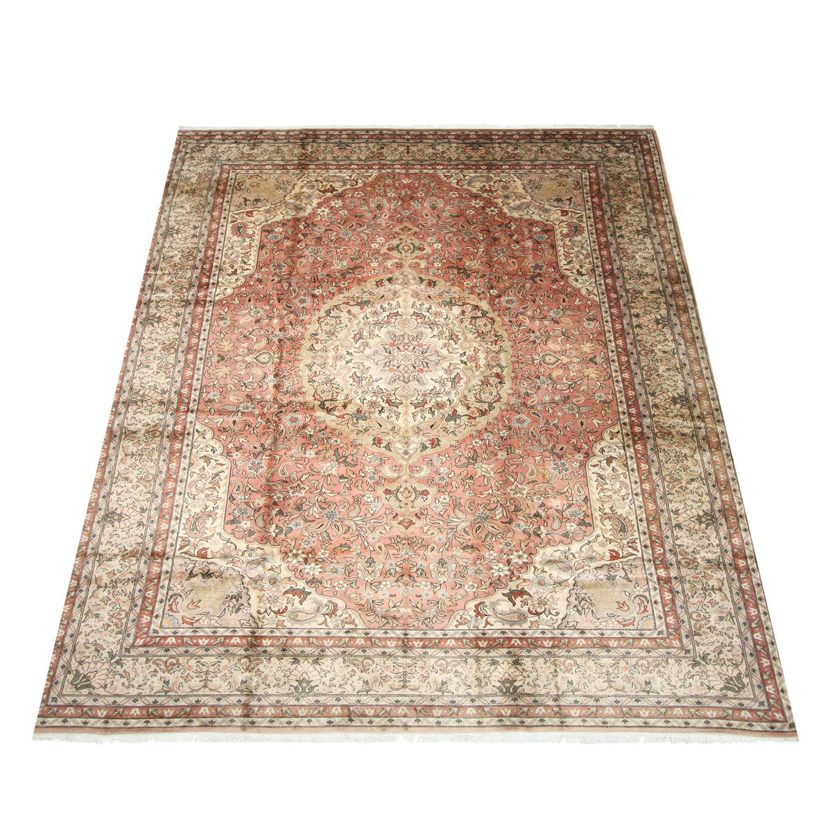 Pacific Classic 66759 Samen Beige Traditional Hand Knotted Rug