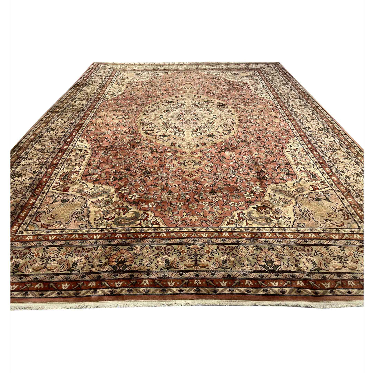 Pacific Classic 66759 Samen Beige Traditional Hand Knotted Rug