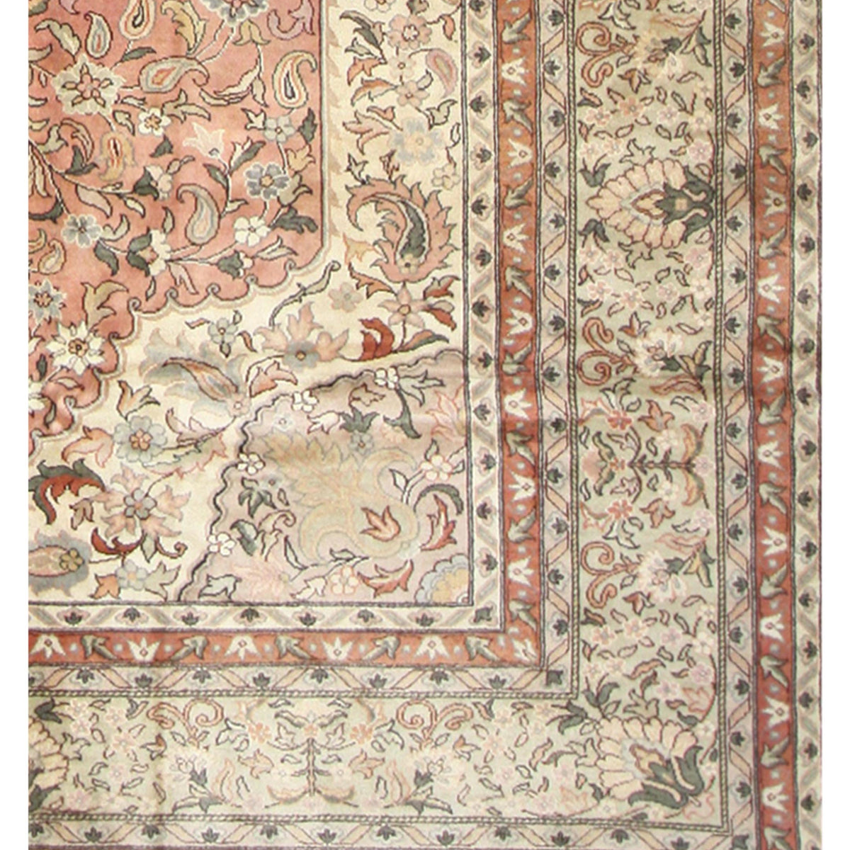 Pacific Classic 66759 Samen Beige Traditional Hand Knotted Rug