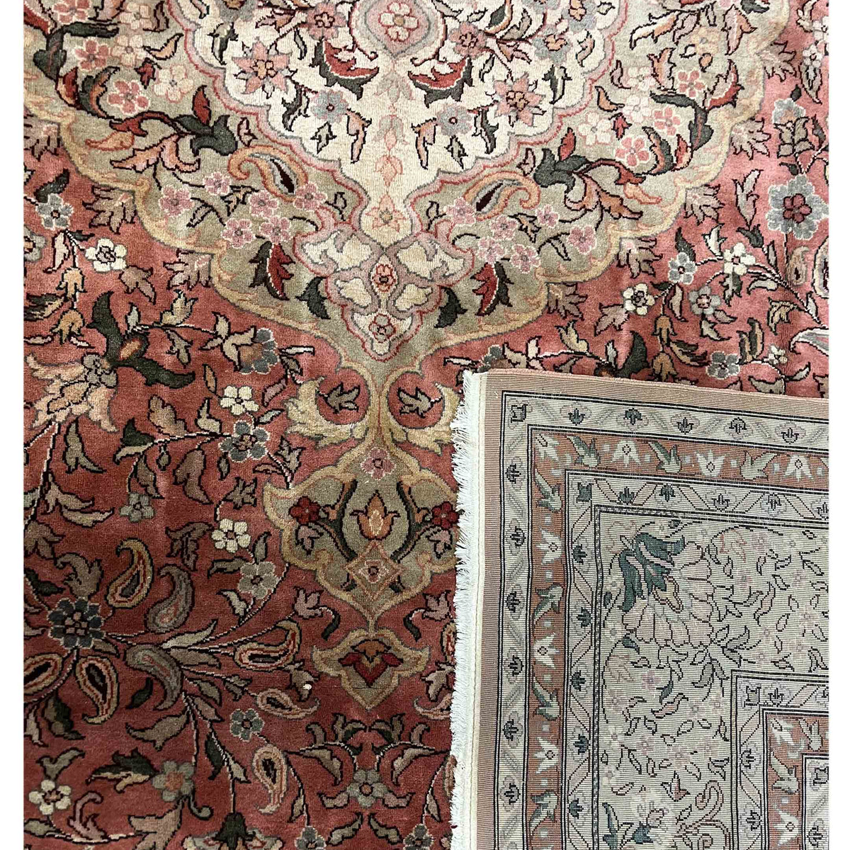 Pacific Classic 66759 Samen Beige Traditional Hand Knotted Rug