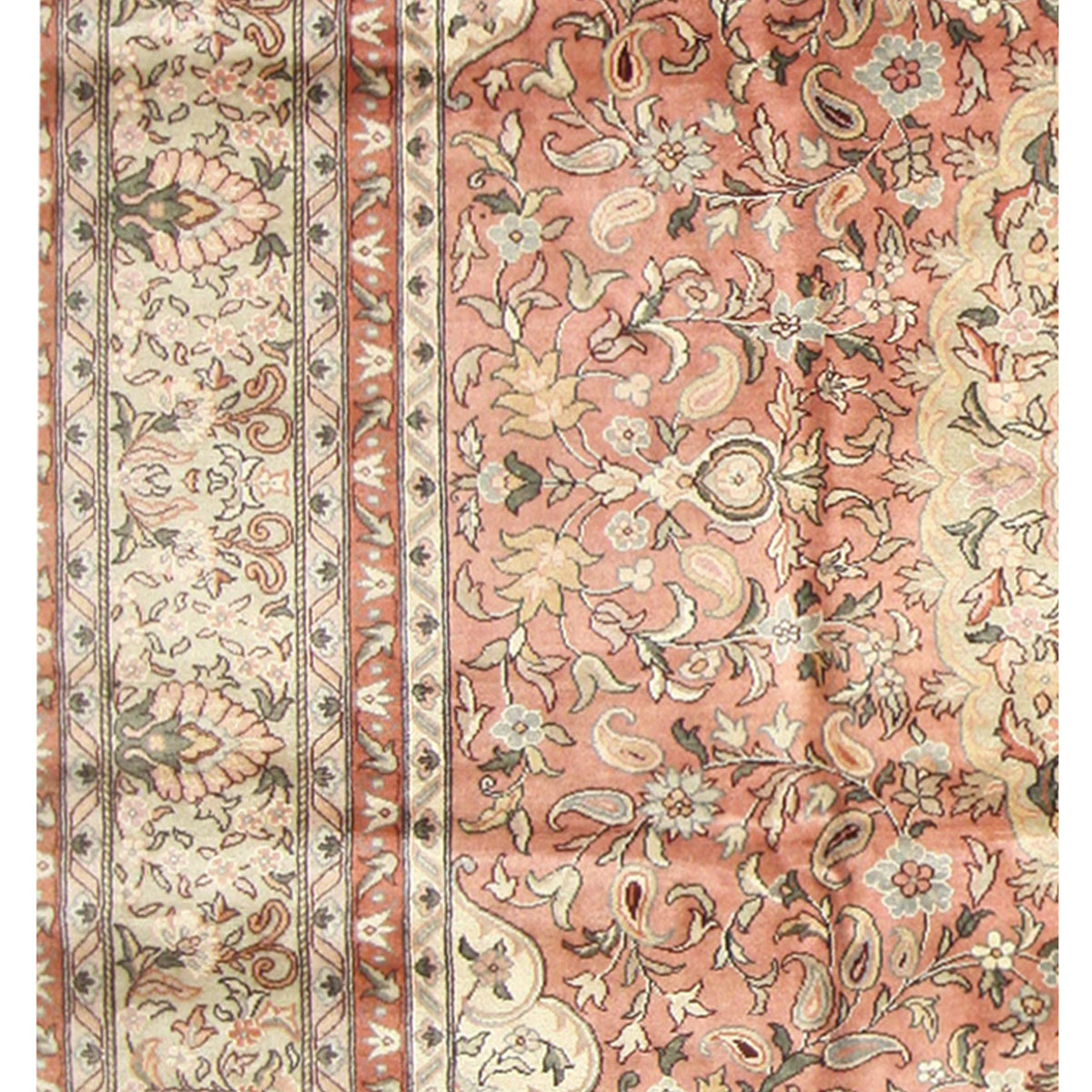 Pacific Classic 66759 Samen Beige Traditional Hand Knotted Rug