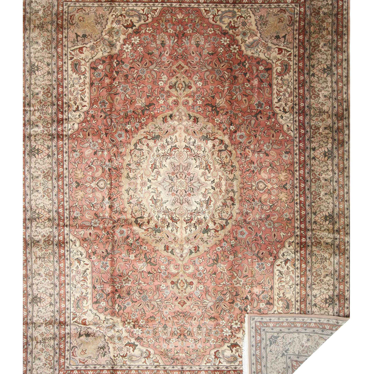 Pacific Classic 66759 Samen Beige Traditional Hand Knotted Rug