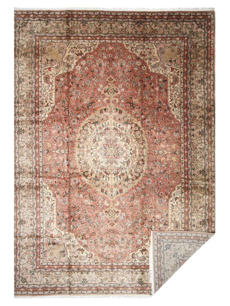Pacific Classic 66759 Samen Beige Traditional Hand Knotted Rug
