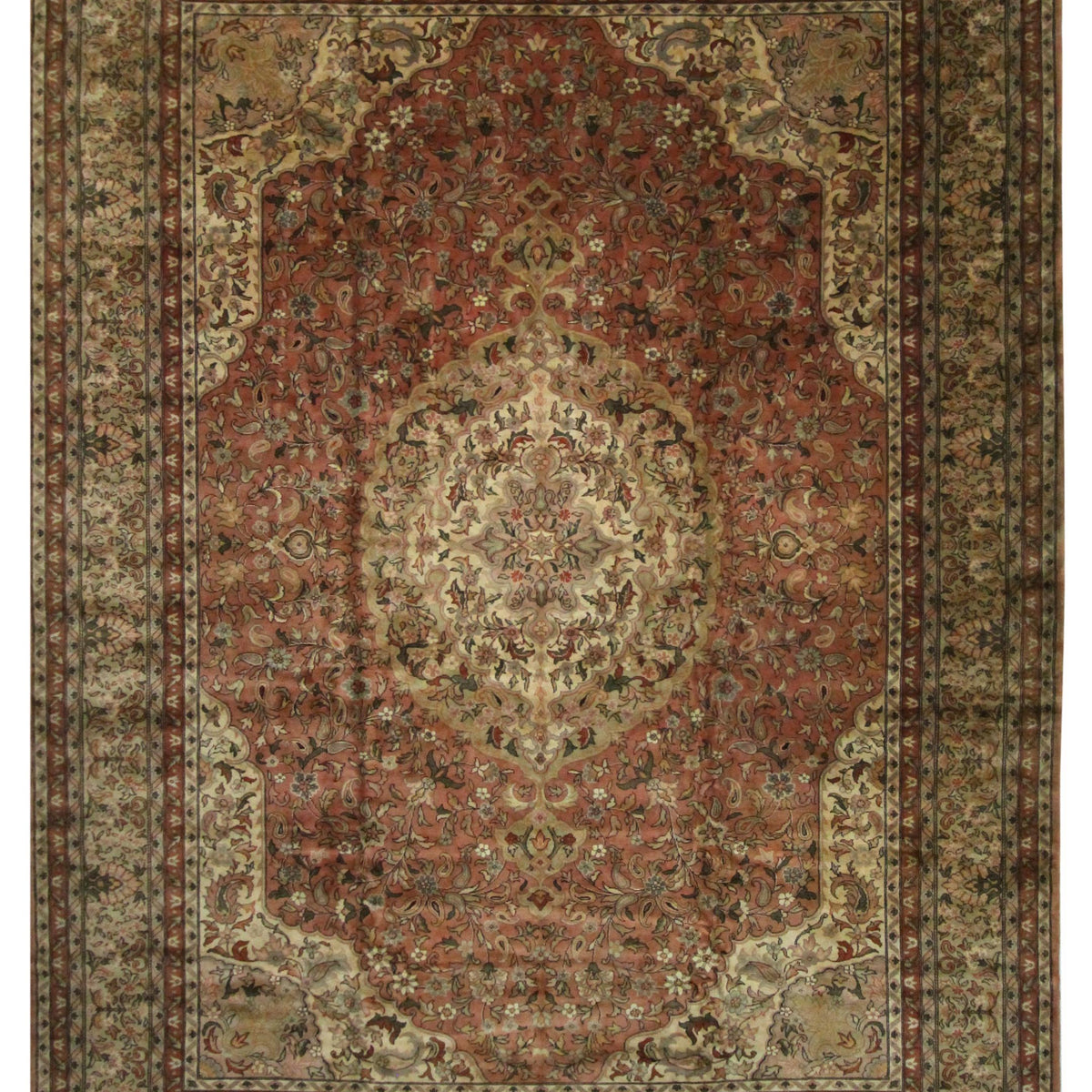 Pacific Classic 66759 Samen Beige Traditional Hand Knotted Rug