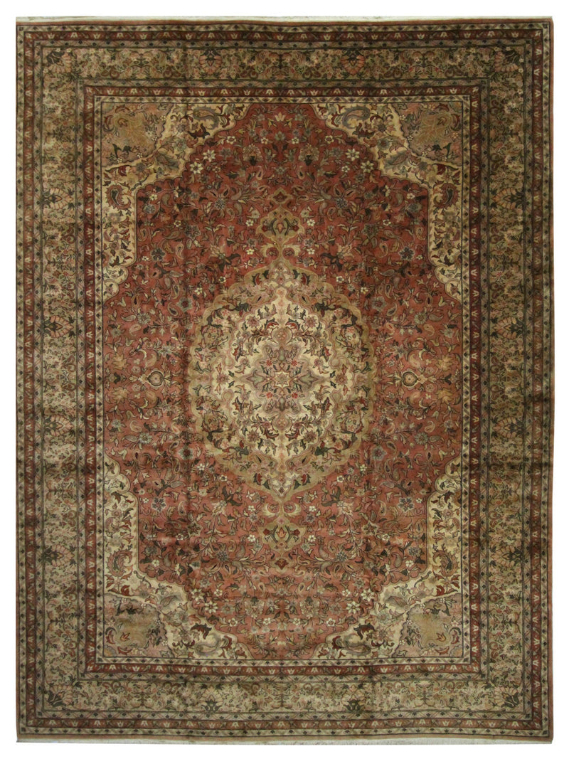 Pacific Classic 66759 Samen Beige Traditional Hand Knotted Rug