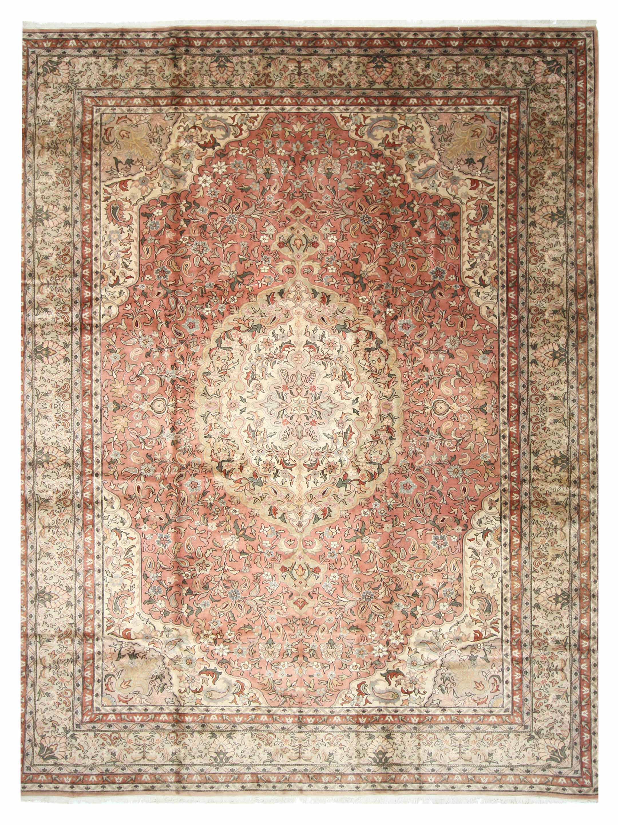 Pacific Classic 66759 Samen Beige Traditional Hand Knotted Rug ...