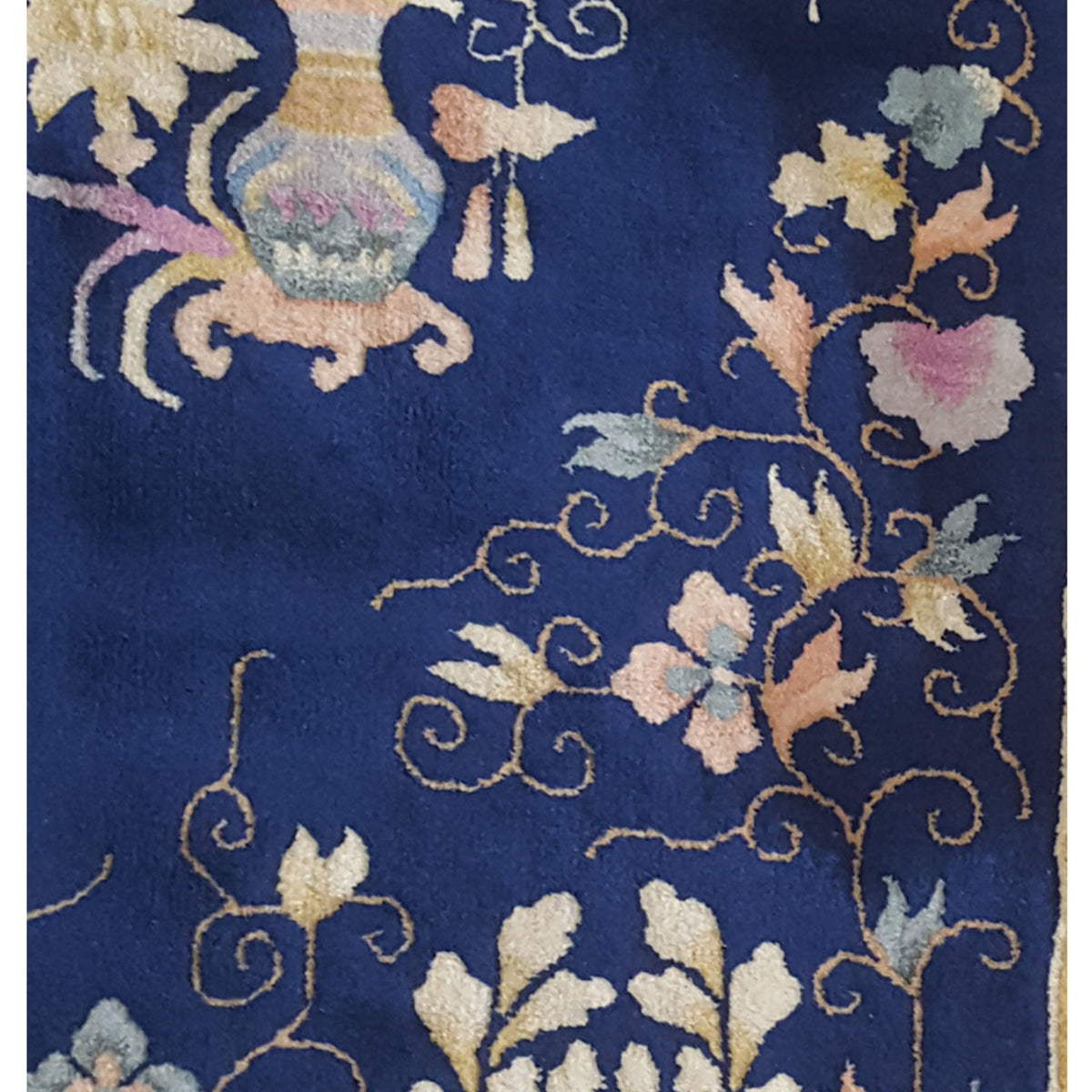 Pacific Peking 66760 Blue Gold Traditional Hand Knotted Rug