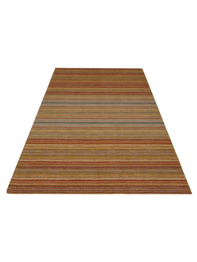 Pacific Corduroy 66766 Orange Orange kilim Hand Knotted Rug