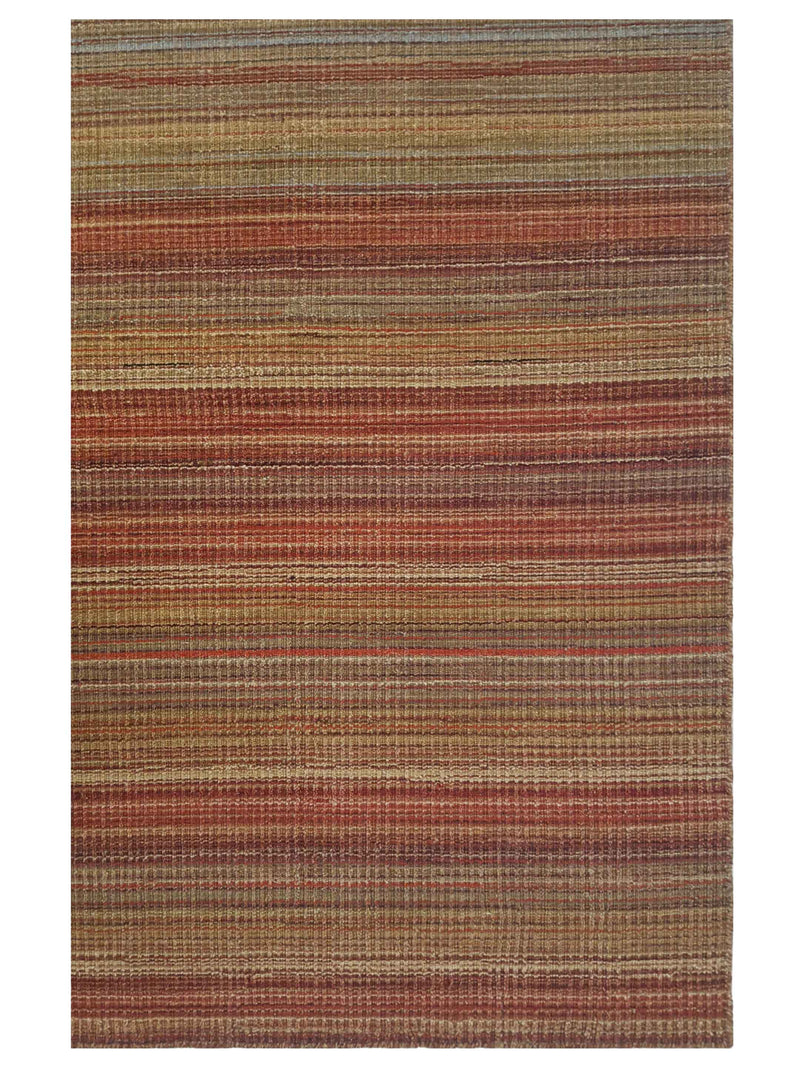 Pacific Corduroy 66766 Orange Orange kilim Hand Knotted Rug