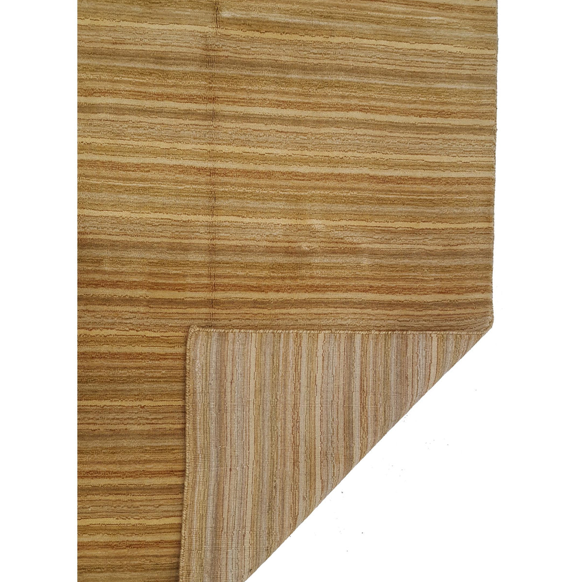Pacific Tundra 66767 Mocha Tan Modern Hand Knotted Rug
