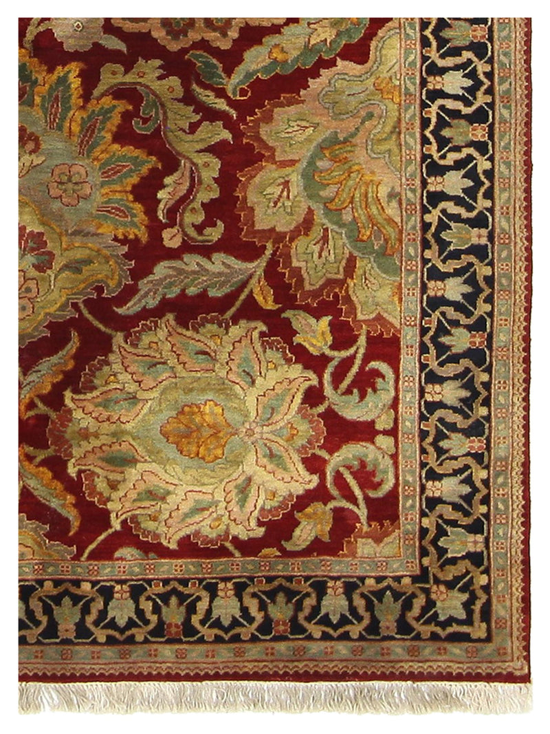 Pacific Agra 66772 Red Black Traditional Hand Knotted Rug