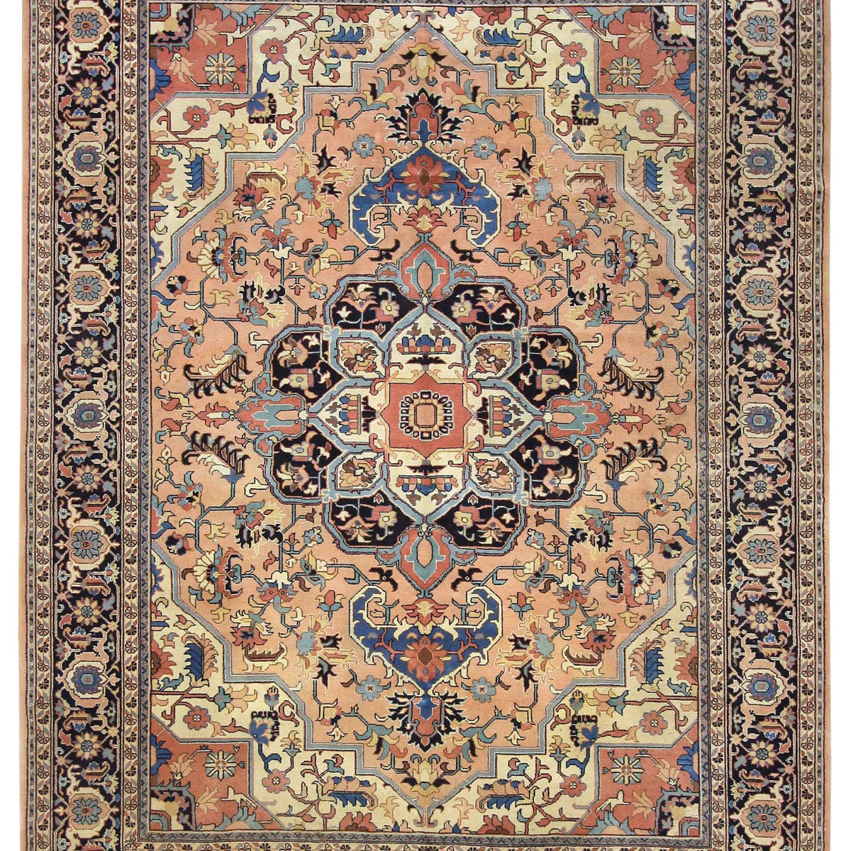 Pacific Heriz  Peach Black Traditional