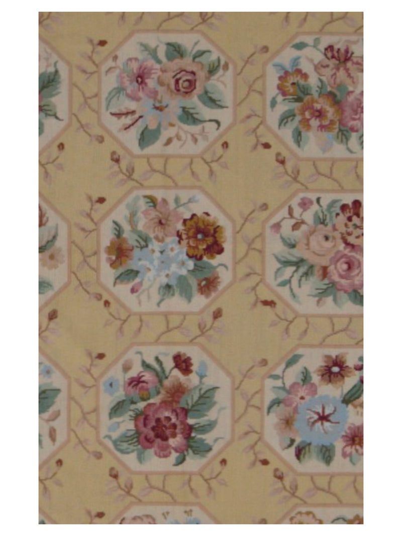 Pacific Needle Point 66776 Beige Multi Tapestry Needle Point Rug